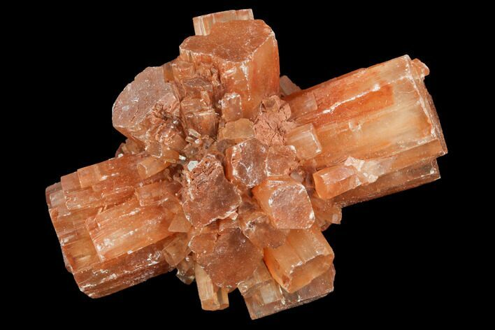 Aragonite Twinned Crystal Cluster - Morocco #122154